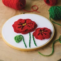 Dimensions® Poppies Punch Needle Kit