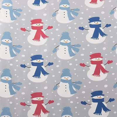 JAM Paper Chilly Snowmen Gift Wrap