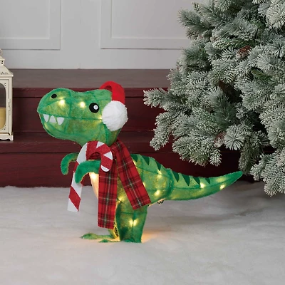 24" Plush T-Rex with Earmuffs Figurine