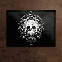 Sugar Skull 18" x 14" Cotton Twill Placemat