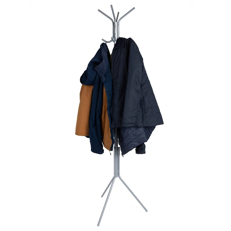 Mind Reader 3-Tier 8-Hook Coat Rack