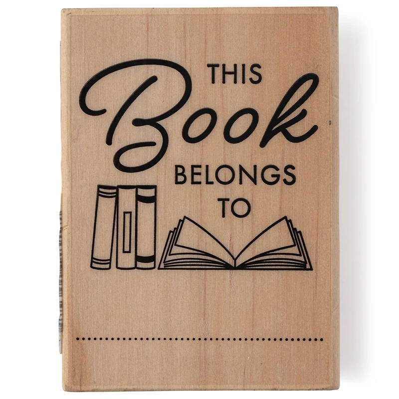 This Book Belongs To Wood Stamp by Recollections®