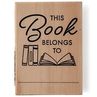 This Book Belongs To Wood Stamp by Recollections®