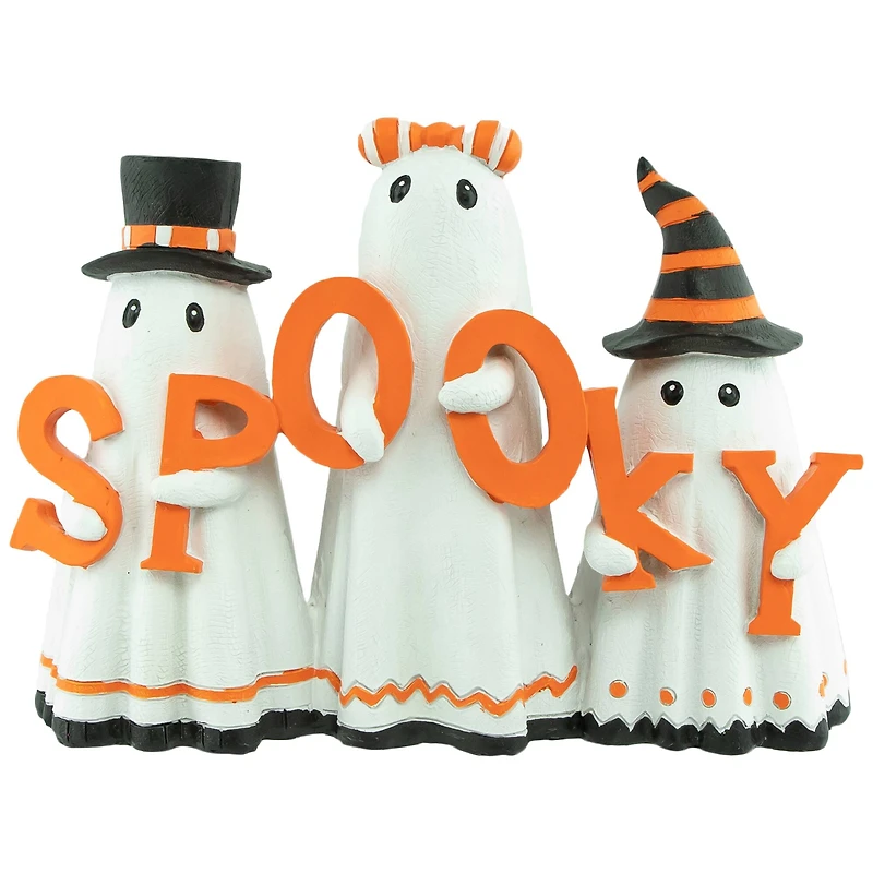 9.5" Spooky Ghost Trio Halloween Decoration