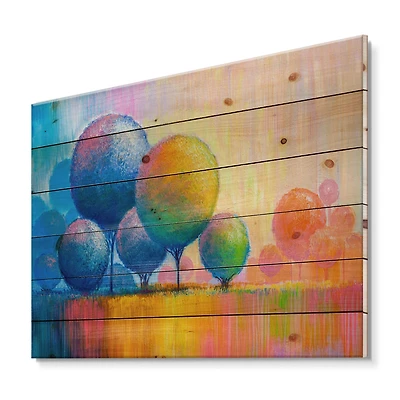 Designart - Colourful Ornamental Trees VII