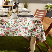 DII® Garden Floral Print Outdoor Tablecloth With Zipper 60x84"