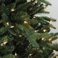 7.5ft. Pre-Lit Real Touch™ Aurora Spruce Artificial Christmas Tree, Clear Lights