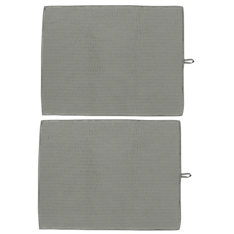 Kitchen Details Jumbo Gray Drying Mats, 2ct.
