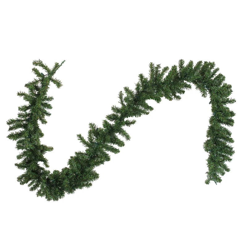 9ft. Pre-Lit LED Artificial Canadian Pine Garland