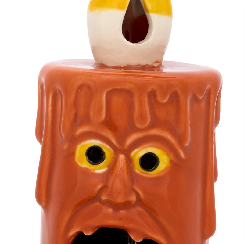 7" Jack Orange Candles with LED Lights, 2ct.