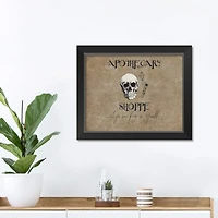 Apothecary Shoppe 8 11" x 14" Walnut Framed Print Under Plexiglass