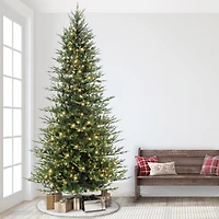10ft. Pre-Lit Slim Balsam Artificial Fir Tree, Clear Lights