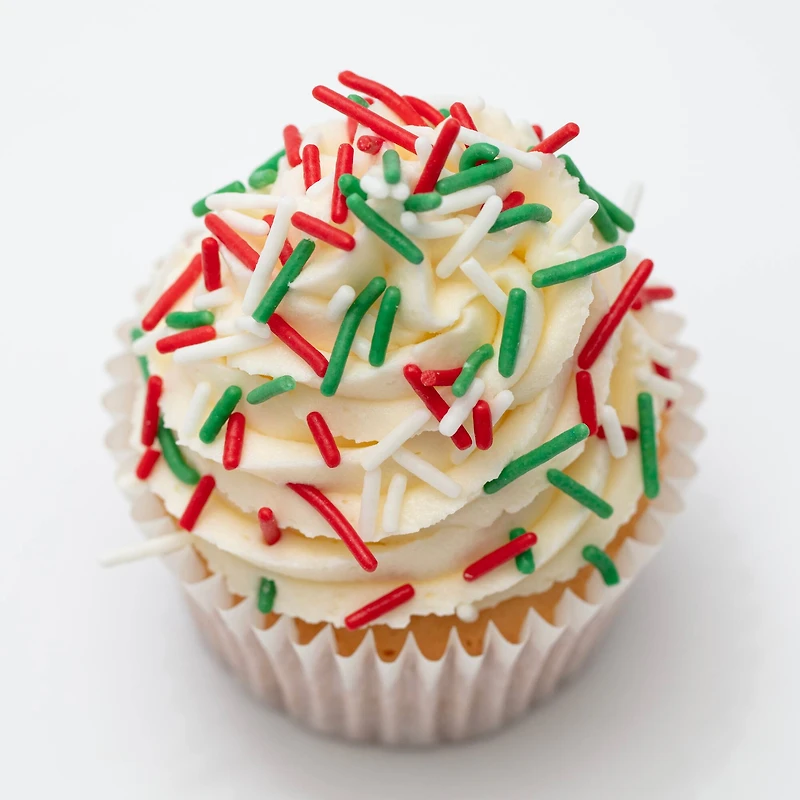 PME Cake Sweet Street® Red, White & Green Jimmies Sprinkle Mix