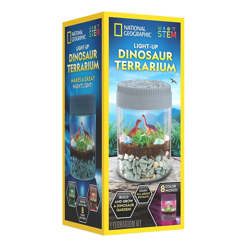 National Geographic™ Light-Up Dinosaur Terrarium
