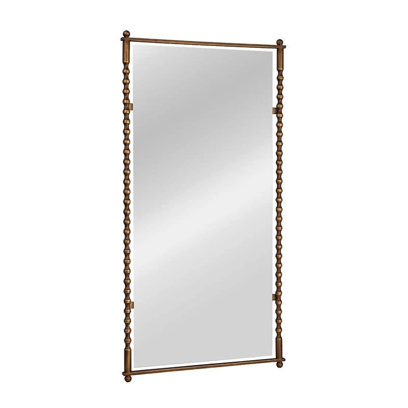 Hello Honey® 24" x 47" Golden Metal Framed Wall Mirror