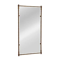 Hello Honey® 24" x 47" Golden Metal Framed Wall Mirror