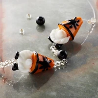 Halloween Gnome Lampwork Glass Bead Mix by Bead Landing™