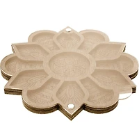 Wonderland Crafts 5.75" Mandala Bead Organizer with Transparent Cover