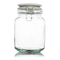 Gibson Home® 1.9qt. Glass Canister with Ceramic Lid