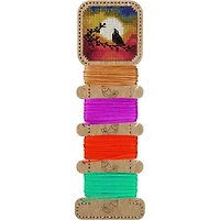 Wonderland Crafts Bird Embroidery Blank Wood Organizer
