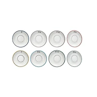 Hello Honey® 6" Factorial Numbers Design Stoneware Plate Set