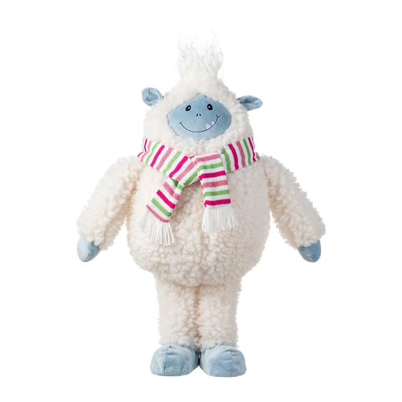 Glitzhome® 22"H Christmas Fabric Standing Yeti