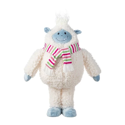 Glitzhome® 22"H Christmas Fabric Standing Yeti