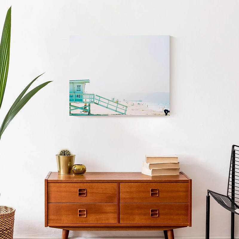 Beach Tower 20" x 16" Canvas Wall Art