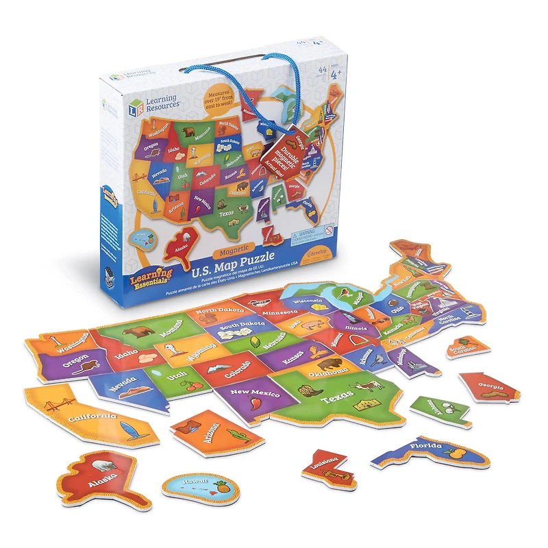 Learning Resources Magnetic U.S. Map Puzzle