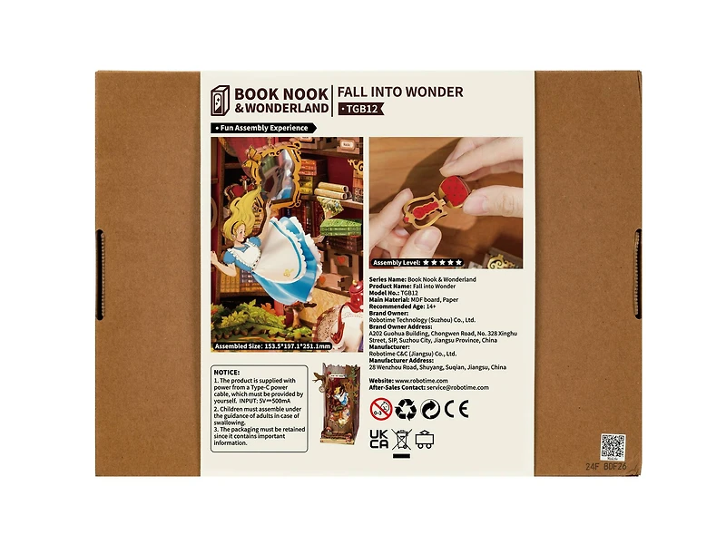 Rolife® Fall into Wonder DIY Book Nook Shelf Insert Kit