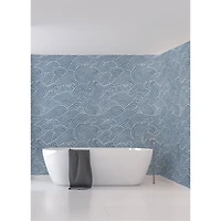 Katie Hunt Ocean Blue Waves Wall Mural
