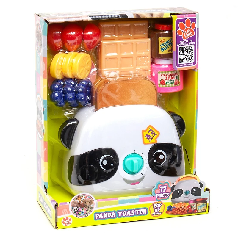 Zoo Troop Panda Toaster Animal Themed Kitchen Playset