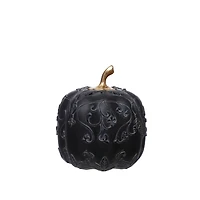 7" Black Pumpkin Tabletop Décor by Ashland®