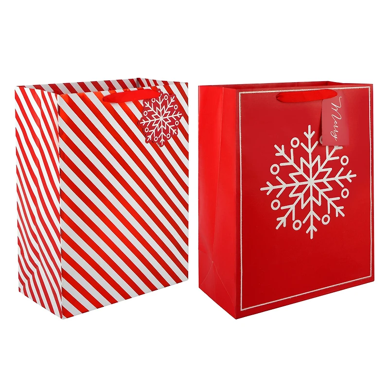 Large Snowflake Gift Bags by Celebrate It™