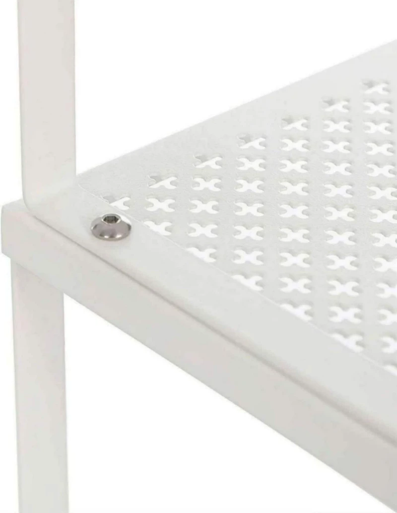 NEX™ White Expandable Counter Cabinet Shelf Organizer Set