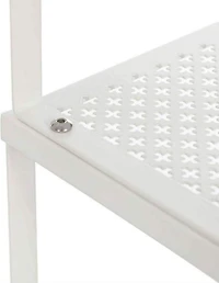 NEX™ White Expandable Counter Cabinet Shelf Organizer Set