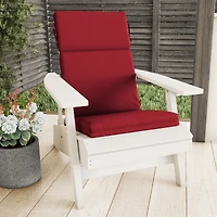 Hastings Home Red High Back Patio Chair Cushion