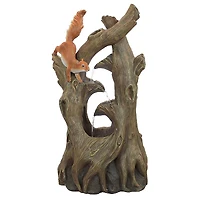 Design Toscano Tree Squirrel Cascading Sculptural Fountain