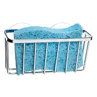 Kitchen Details Chrome Suction Cups Sponge Holder