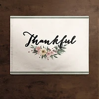 Thankful Floral Poly Twill Placemat