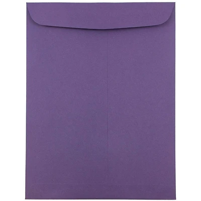 JAM Paper 9" x 12" Dark Purple Open End Catalog Premium Envelopes