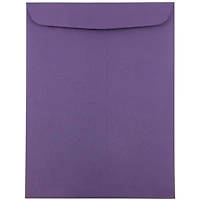 JAM Paper 9" x 12" Dark Purple Open End Catalog Premium Envelopes