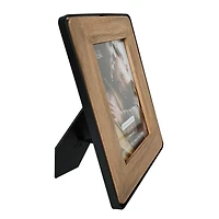 Expressions™ 4" x 6" Natural Wood & Black Frame by Studio Décor®