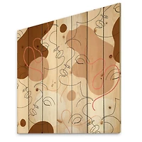 Designart - One Line Drawing Of Beautiful Woman