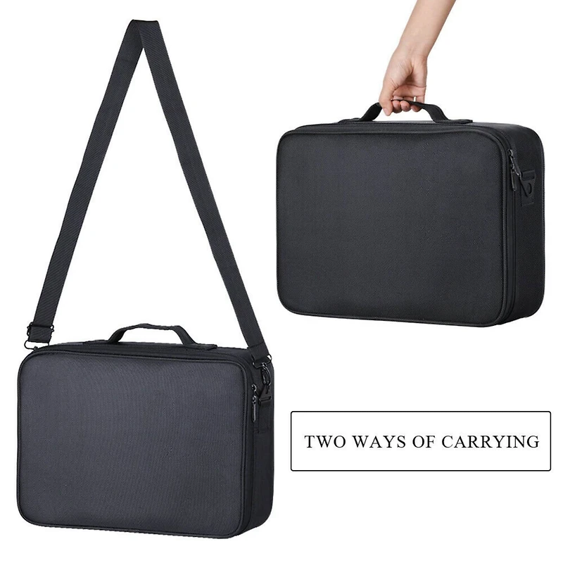 NEX™ Large Black Travel Cosmetic Organizer