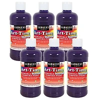 Sargent Art® Art-Time® Washable Glitter Tempera Paint, 6ct.