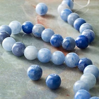Blue Aventurine Round Beads, 8mm by Bead Landing™