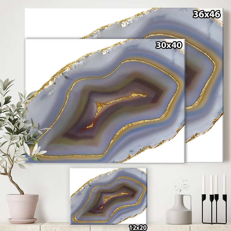 Designart - Golden Core Agate