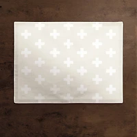 Swiss Cross Pattern Polyester Twill Placemat