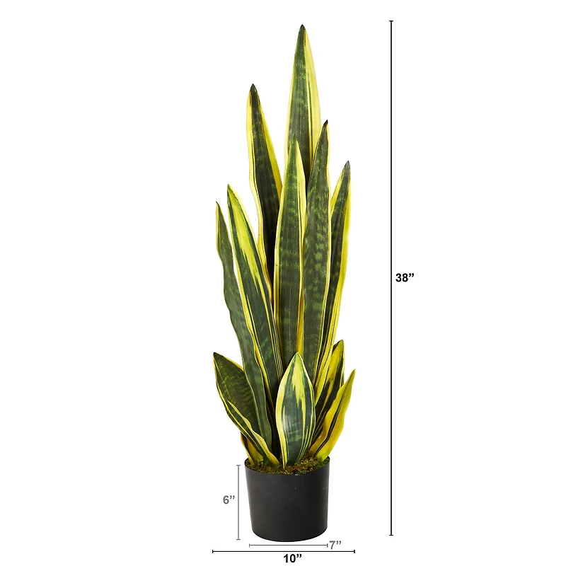 3ft. Potted Artificial Snake Plant
